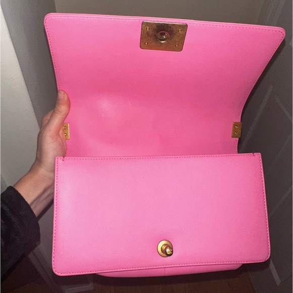RARE CHANEL BOY PINK BAG - Picture 4 of 10